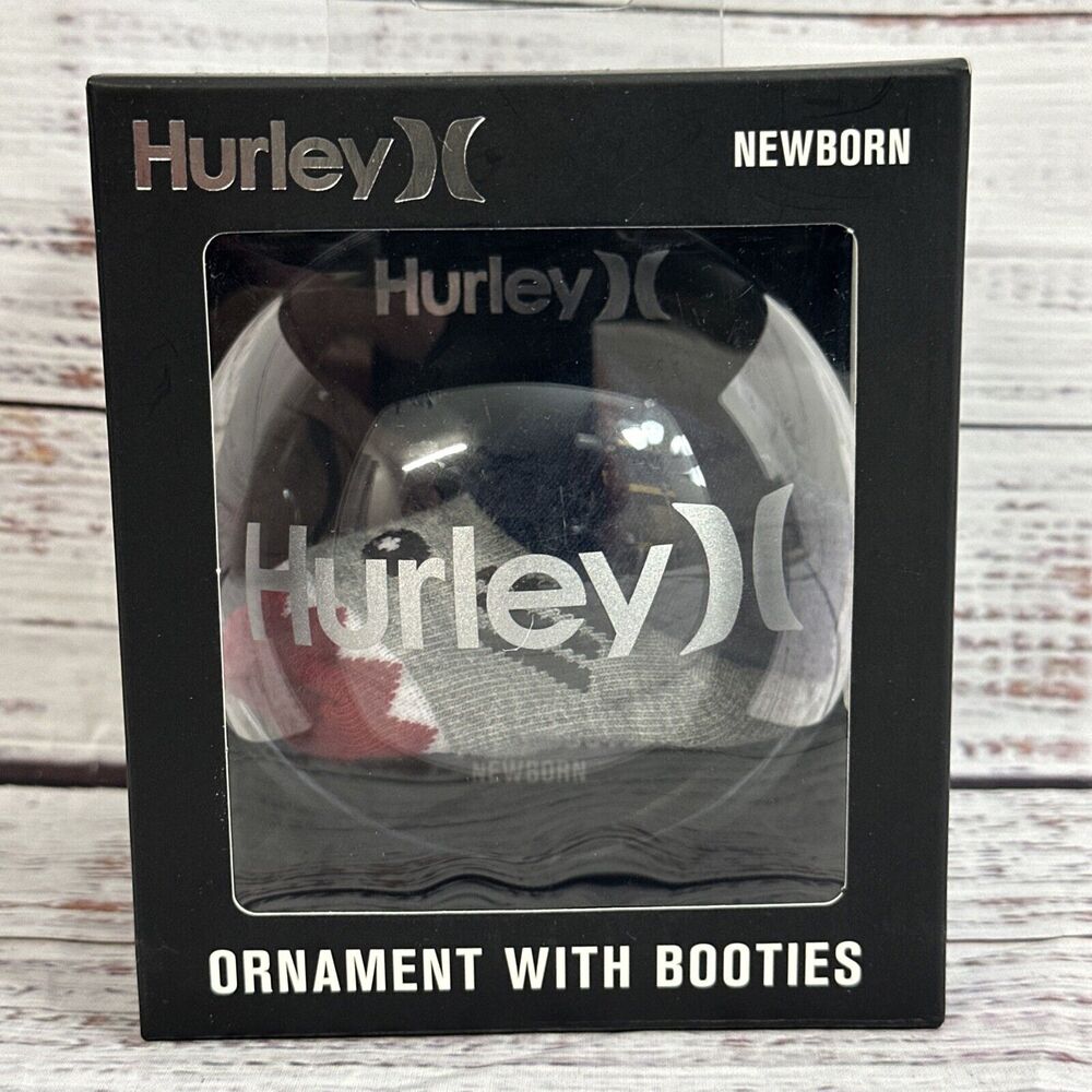 Hurley Ornament With Booties Baby Shark Design 0-6 Months New